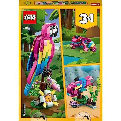 LEGO CREATOR 31144 - LORO ROSA EXÓTICO - 6