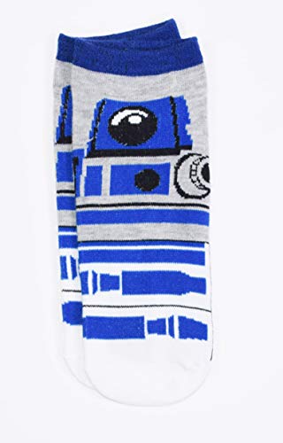 STAR WARS CHEWBACCA DARTH VADER R2-D2 FACES - CALCETINES TOBILLEROS (5 UNIDADES) - 5