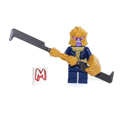 LEGO MARVEL SUPER HEROES AVENGERS INFINITY WAR MINIFIGURA - THANOS EN TRAJE DORADO CON ESPADA Y GUANTE DE INFINITO DORADO - 2