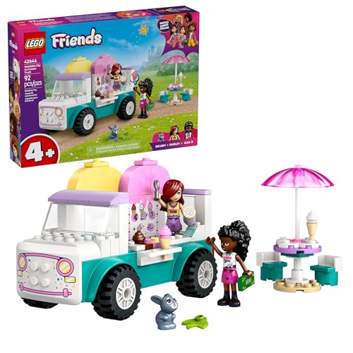 LEGO FRIENDS HEARTLAKE CITY CAMIÓN DE HELADOS DE JUGUETE JUEGO DE CONSTRUCCIÓN DE SIMULACIÓN PARA NIÑOS NIÑAS Y NIÑOS EDADES 4 - 1