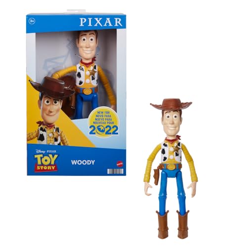 MATTEL DISNEY AND PIXAR TOY STORY FIGURA DE ACCIÓN GRANDE POSABLE WOODY COLECCIONABLE CON ASPECTO CARACTERÍSTICO DE SHERIFF - 1