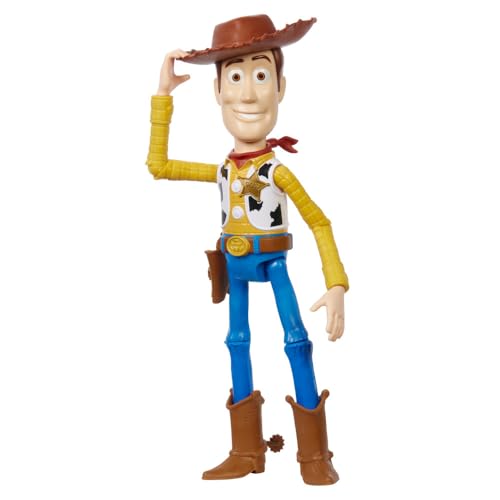 MATTEL DISNEY AND PIXAR TOY STORY FIGURA DE ACCIÓN GRANDE POSABLE WOODY COLECCIONABLE CON ASPECTO CARACTERÍSTICO DE SHERIFF - 3
