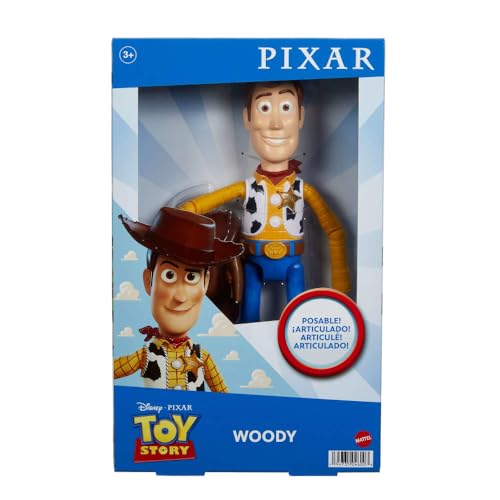 MATTEL DISNEY AND PIXAR TOY STORY FIGURA DE ACCIÓN GRANDE POSABLE WOODY COLECCIONABLE CON ASPECTO CARACTERÍSTICO DE SHERIFF - 7