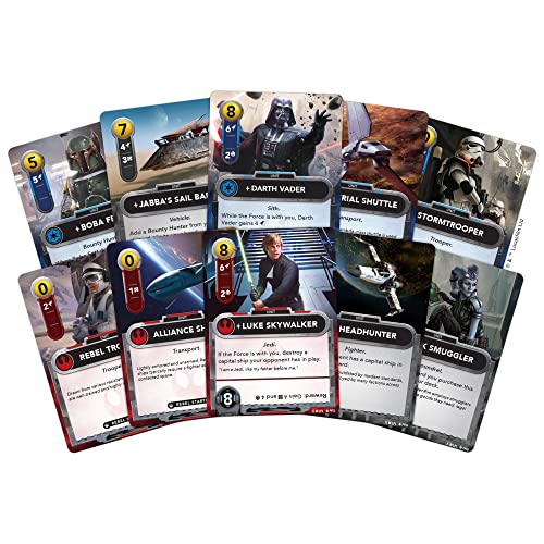 FANTASY FLIGHT GAMES STAR WARS THE DECKBUILDING GAME JUEGO DE CARTAS DE ESTRATEGIA JUEGO DE BATALLA TÁCTICA CARA A CARA - 4