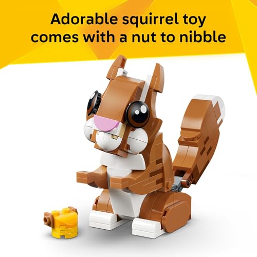 LEGO CREATOR 31382 ANIMALES LINDOS EN 1 JUGUETE DE CONSTRUCCIÓN DE CACHORRO DECORACIÓN DE DORMITORIO PARA NIÑAS Y NIÑOS A PARTIR - 5