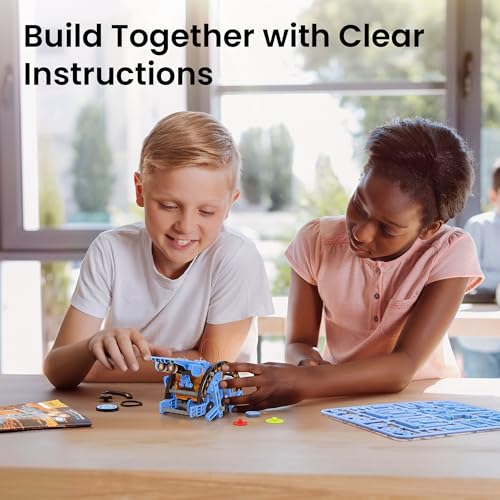 SILLBIRD KIT DE ROBOT DE CONSTRUCCIÓN SOLAR REGALO STEM PARA NIÑOS DE 8 A 13 AÑOS JUGUETES EDUCATIVOS DE CIENCIA DE BRICOLAJE - 6