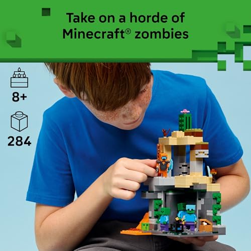 LEGO MINECRAFT ZOMBIE DUNGEON JUGUETE DE CONSTRUCCIÓN Y SIMULACIÓN PARA NIÑOS Y NIÑAS JUEGO DE VIDEOJUEGOS Y FIGURAS - 2