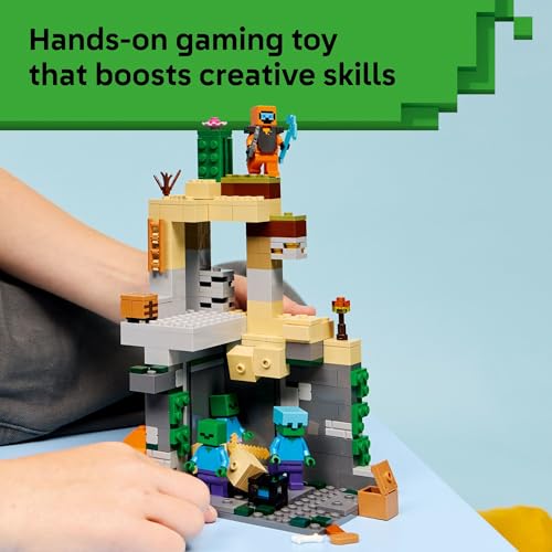 LEGO MINECRAFT ZOMBIE DUNGEON JUGUETE DE CONSTRUCCIÓN Y SIMULACIÓN PARA NIÑOS Y NIÑAS JUEGO DE VIDEOJUEGOS Y FIGURAS - 4