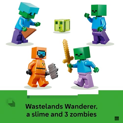 LEGO MINECRAFT ZOMBIE DUNGEON JUGUETE DE CONSTRUCCIÓN Y SIMULACIÓN PARA NIÑOS Y NIÑAS JUEGO DE VIDEOJUEGOS Y FIGURAS - 5