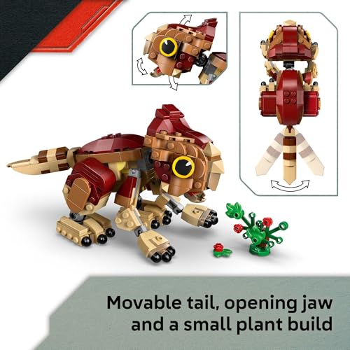 LEGO JURASSIC WORLD BEBÉ DINOSAURIO DOLORES AQUILOPS JUGUETE PARA NIÑOS JUGUETE EDUCATIVO Y DE APRENDIZAJE PARA NIÑAS Y NIÑOS - 5