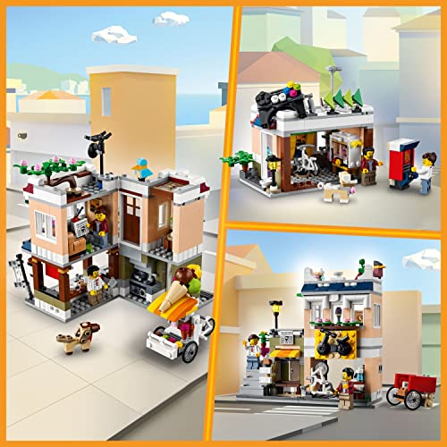 LEGO CREATOR 31131 TIENDA DE FIDEOS 3 EN 1 SE TRANSFORMA DE TIENDA DE FIDEOS A TIENDA DE BICICLETAS A ARCADE JUEGO - 3