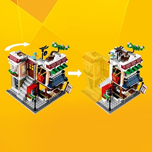 LEGO CREATOR 31131 TIENDA DE FIDEOS 3 EN 1 SE TRANSFORMA DE TIENDA DE FIDEOS A TIENDA DE BICICLETAS A ARCADE JUEGO - 4