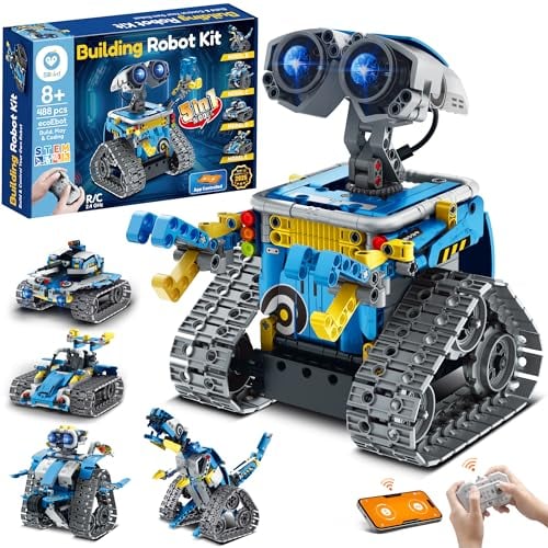 SILLBIRD KIT DE CONSTRUCCIÓN DE ROBOT CON CONTROL REMOTO REGALOS STEM PARA NIÑOS DE 8 A 12 AÑOS JUGUETES ROBÓTICOS - 1