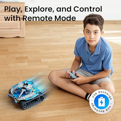 SILLBIRD KIT DE CONSTRUCCIÓN DE ROBOT CON CONTROL REMOTO REGALOS STEM PARA NIÑOS DE 8 A 12 AÑOS JUGUETES ROBÓTICOS - 3