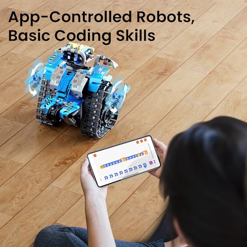 SILLBIRD KIT DE CONSTRUCCIÓN DE ROBOT CON CONTROL REMOTO REGALOS STEM PARA NIÑOS DE 8 A 12 AÑOS JUGUETES ROBÓTICOS - 4