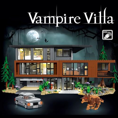 HUNTER VAMPIRERS JUEGO DE CONSTRUCCIÓN INSPIRADO EN PELÍCULAS ESTADOUNIDENSES EFECTOS DE ILUMINACIÓN COMPLETOS DISEÑO - 2