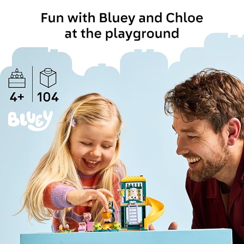 LEGO BLUEY PATIO DE JUEGO DIVERTIDO CON BLUEY Y CHLOE BLOQUES DE CONSTRUCCIÓN SENSORIAL JUGUETES DE JUEGO DE ROL Y APRENDIZAJE - 2