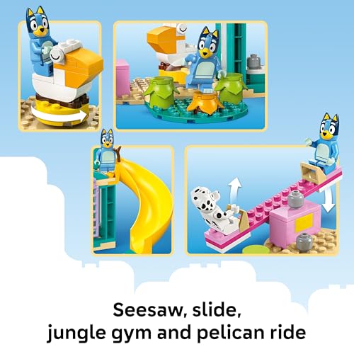 LEGO BLUEY PATIO DE JUEGO DIVERTIDO CON BLUEY Y CHLOE BLOQUES DE CONSTRUCCIÓN SENSORIAL JUGUETES DE JUEGO DE ROL Y APRENDIZAJE - 5