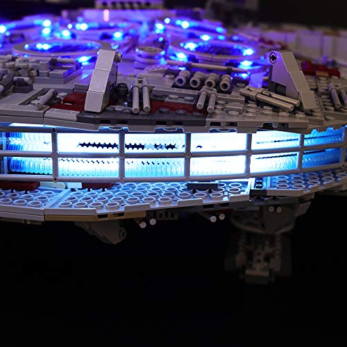 KIT DE ILUMINACIÓN LED BRIKSMAX PARA EL HALCÓN MILENARIO ULTIMATE DE STAR WARS COMPATIBLE CON EL MODELO DE BLOQUES - 3