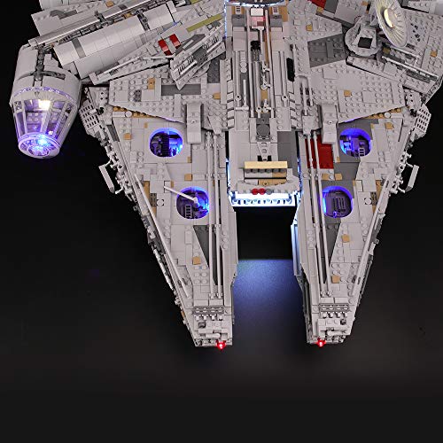 KIT DE ILUMINACIÓN LED BRIKSMAX PARA EL HALCÓN MILENARIO ULTIMATE DE STAR WARS COMPATIBLE CON EL MODELO DE BLOQUES - 4