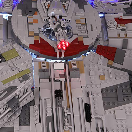 KIT DE ILUMINACIÓN LED BRIKSMAX PARA EL HALCÓN MILENARIO ULTIMATE DE STAR WARS COMPATIBLE CON EL MODELO DE BLOQUES - 5