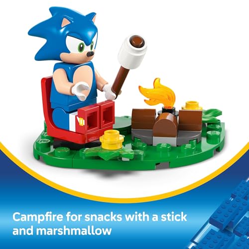 LEGO SONIC THE HEDGEHOG ENFRENTAMIENTO EN LA FOGATA DE SONIC JUGUETE DE COLECCIÓN PARA NIÑOS Y FANÁTICOS DE VIDEOJUEGOS - 5