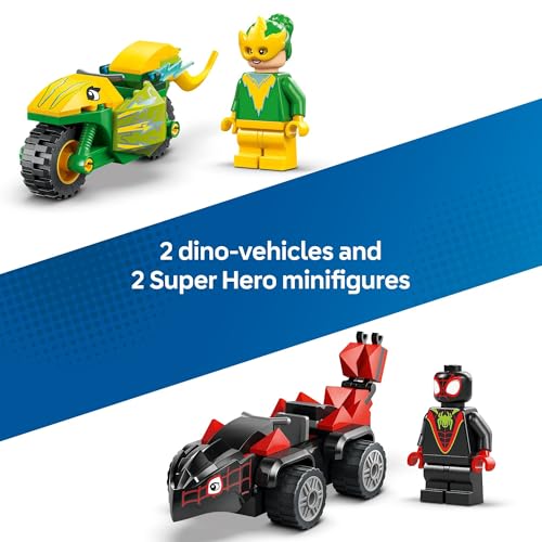 LEGO MARVEL SPIDEY AND HIS AMAZING FRIENDS SPIN AND ELECTRO DINOSAUR VEHICLE CHASE JUGUETE DE CONSTRUCCIÓN PREESCOLAR - 4