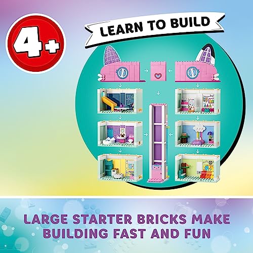 LEGO GABBYS JUGUETE DE CONSTRUCCIÓN DE CASA DE MUÑECAS FIGURAS DE JUGUETE DE SIMULACIÓN Y JUEGOS PARA NIÑAS Y NIÑOS A PARTIR - 5