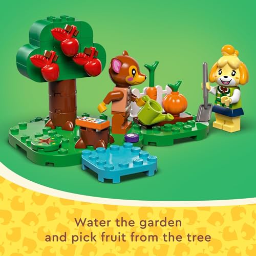 LEGO ANIMAL CROSSING ISABELLES HOUSE VISIT SET DE JUGUETES CREATIVOS CONSTRUIBLES PARA NIÑOS INCLUYE A FAUNA Y MÁS FIGURAS - 6