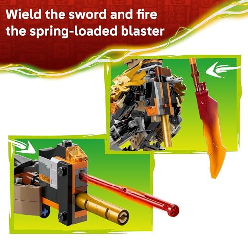 LEGO NINJAGO COLES MISSION MECH DRAGON ZANE JUGUETE DE CONSTRUCCIÓN PARA NIÑOS NIÑAS Y NIÑOS A PARTIR DE 7 AÑOS MECH - 4