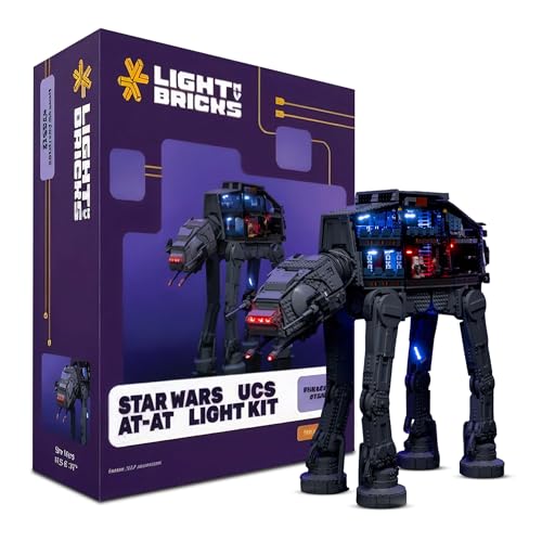 LIGHT MY BRICKS KIT DE LUCES LED PARA LEGO STAR WARS UCS ATAT 75313 ILUMINACIÓN DE PANTALLA PERSONALIZADA PARA ILUMINAR - 1