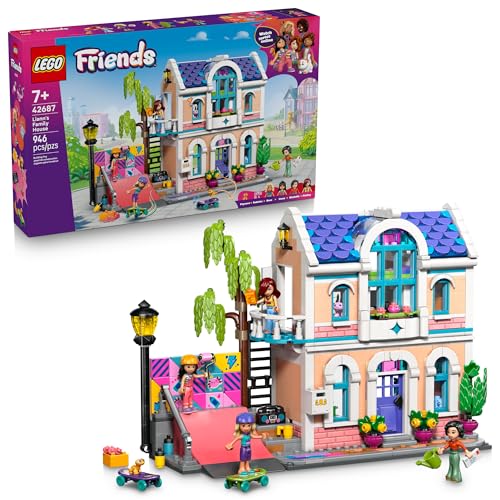 LEGO FRIENDS LIANNS FAMILY HOUSE JUGUETE DE CONSTRUCCIÓN PARA NIÑAS Y NIÑOS JUEGO DE SIMULACIÓN PARA NIÑOS A PARTIR DE 7 AÑOS W4 - 1