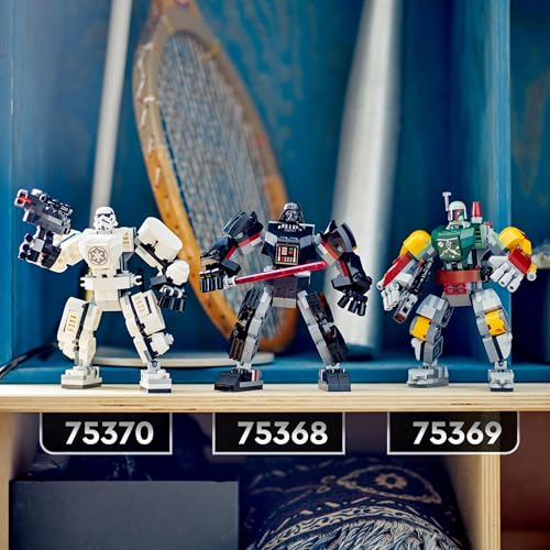 LEGO 75370 STAR WARS THE STORMTROOPER ROBOT MODELO DE FIGURA PARA CONSTRUIR CON PIEZAS ARTICULADAS MINIFIGURA Y LANZADOR - 5