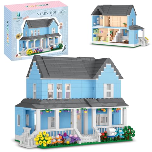 CONJUNTO DE CONSTRUCCIÓN DE CASA GILMORE COMPATIBLE CON LEGO PARA NIÑAS KIT DE CONSTRUCCIÓN DE ARQUITECTURA DE CASA - 1