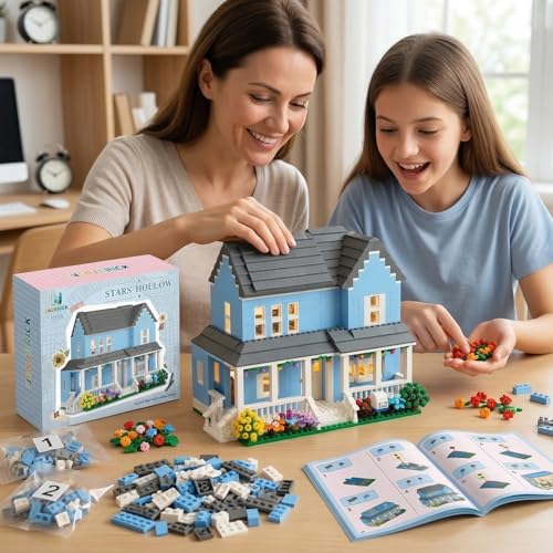 CONJUNTO DE CONSTRUCCIÓN DE CASA GILMORE COMPATIBLE CON LEGO PARA NIÑAS KIT DE CONSTRUCCIÓN DE ARQUITECTURA DE CASA - 2