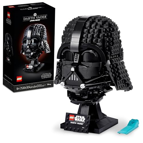 LEGO STAR WARS DARTH VADER JUEGO DE CONSTRUCCIÓN DE CASCO PARA ADULTOS KIT DE MODELO COLECCIONABLE PARA PARA HOMBRES - 1