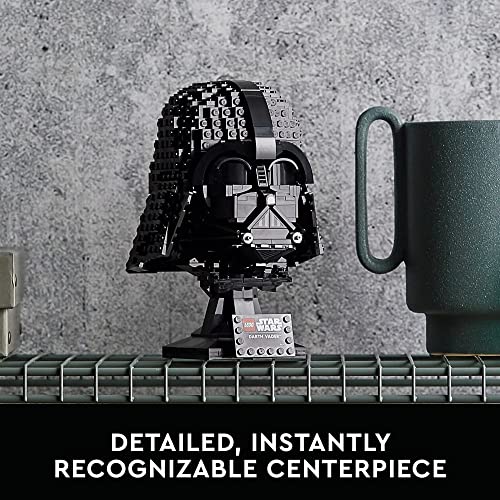 LEGO STAR WARS DARTH VADER JUEGO DE CONSTRUCCIÓN DE CASCO PARA ADULTOS KIT DE MODELO COLECCIONABLE PARA PARA HOMBRES - 3