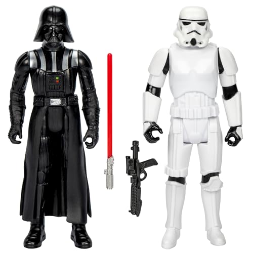 STAR WARS EPIC HERO SERIES PAQUETE DE DOS FIGURAS DE ACCIÓN DE DARTH VADER Y STORMTROOPER DE 4 PULGADAS Y ACCESORIOS JUGUETES - 3