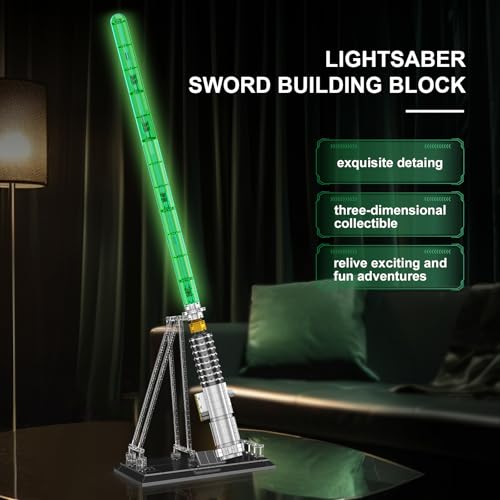 MOULD KING 10140 JUEGO DE CONSTRUCCIÓN DE SABLE DE LUZ BLOQUE DE CONSTRUCCIÓN DE SABLE DE LUZ JUGUETES DE ESPADA DE MONTAJE - 3