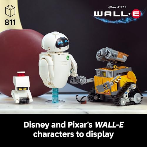 LEGO DISNEY PIXAR WALLE EVE JUEGO DE CONSTRUCCIÓN PARA ADULTOS MAYORES DE 18 AÑOS OFICINA EN CASA ESTANTE DE LIBROS O - 2