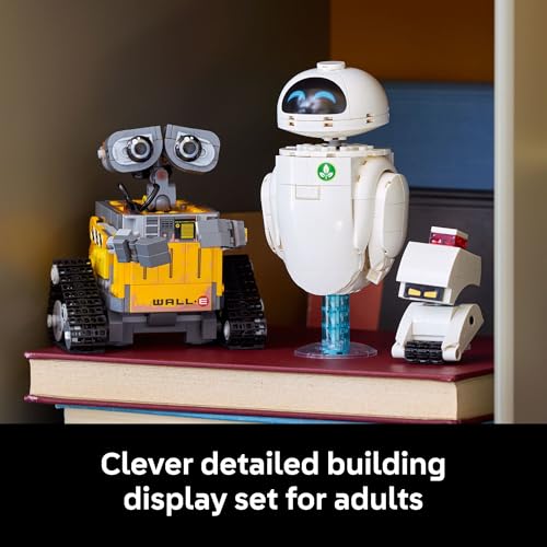 LEGO DISNEY PIXAR WALLE EVE JUEGO DE CONSTRUCCIÓN PARA ADULTOS MAYORES DE 18 AÑOS OFICINA EN CASA ESTANTE DE LIBROS O - 6