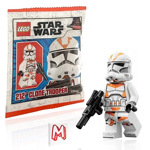 LEGO STAR WARS REVENGE OF THE SITH MINIFIGURA BATALLÓN DE ATAQUE 212 DE SOLDADO CLON FASE 2 CON MANCHAS DE SUCIEDAD Y BLASTER - 1