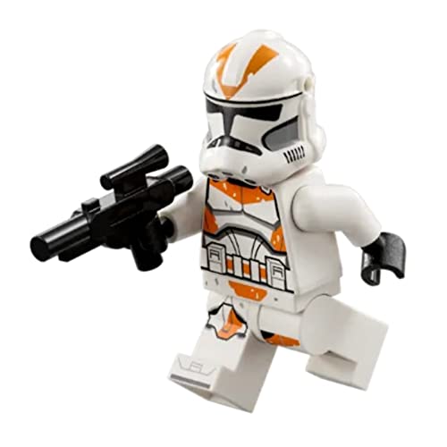 LEGO STAR WARS REVENGE OF THE SITH MINIFIGURA BATALLÓN DE ATAQUE 212 DE SOLDADO CLON FASE 2 CON MANCHAS DE SUCIEDAD Y BLASTER - 2