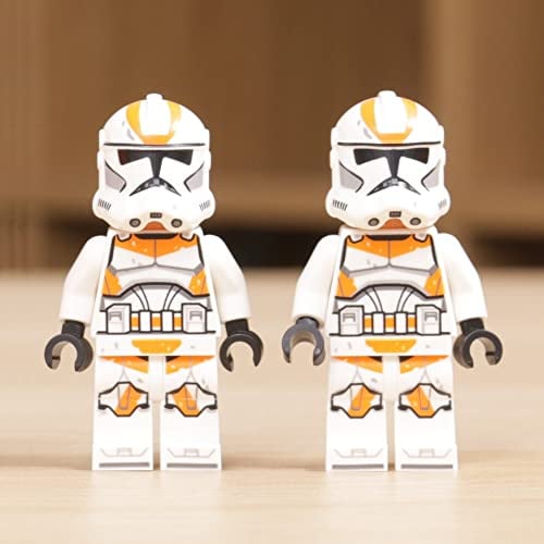 LEGO STAR WARS REVENGE OF THE SITH MINIFIGURA BATALLÓN DE ATAQUE 212 DE SOLDADO CLON FASE 2 CON MANCHAS DE SUCIEDAD Y BLASTER - 3