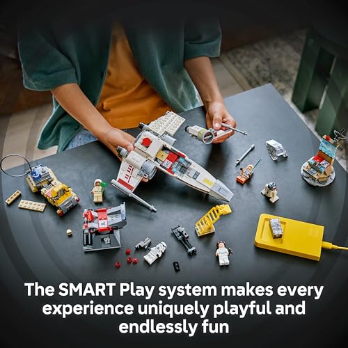 LEGO STAR WARS SMART PLAY LUKES RED FIVE XWING JUGUETE INTERACTIVO DE CONSTRUCCIÓN TODO EN UNO REACCIONA A CÓMO TE MUEVES - 6