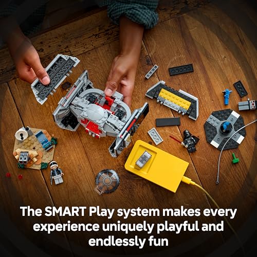 LEGO STAR WARS SMART PLAY JUEGO DE CONSTRUCCIÓN INTERACTIVO TIE FIGHTER DE DARTH VADER SET TODO EN UNO REACCIONA A CÓMO TE - 6