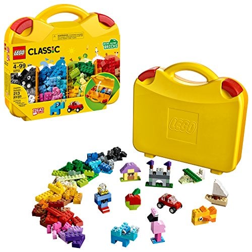 LEGO CLASSIC MALETA CREATIVA 10713 INCLUYE ESTUCHE ORGANIZADOR DE ALMACENAMIENTO CON DIVERTIDOS Y COLORIDOS BLOQUES - 1