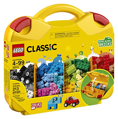 LEGO CLASSIC MALETA CREATIVA 10713 INCLUYE ESTUCHE ORGANIZADOR DE ALMACENAMIENTO CON DIVERTIDOS Y COLORIDOS BLOQUES - 4