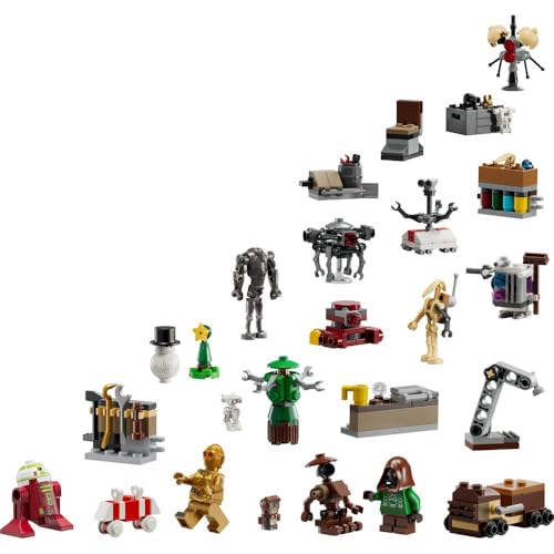LEGO 75418 CALENDARIO DE ADVIENTO STAR WARS 2025 JUGUETES DE CONSTRUCCIÓN PARA CUMPLEAÑOS JUGUETES EDUCATIVOS PARA NIÑOS NIÑAS - 2