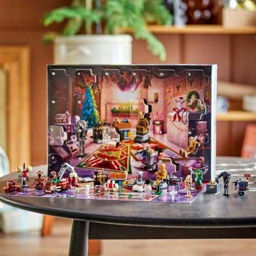 LEGO 75418 CALENDARIO DE ADVIENTO STAR WARS 2025 JUGUETES DE CONSTRUCCIÓN PARA CUMPLEAÑOS JUGUETES EDUCATIVOS PARA NIÑOS NIÑAS - 5